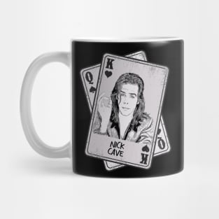 Retro Nick Cave 80s card Style Mug